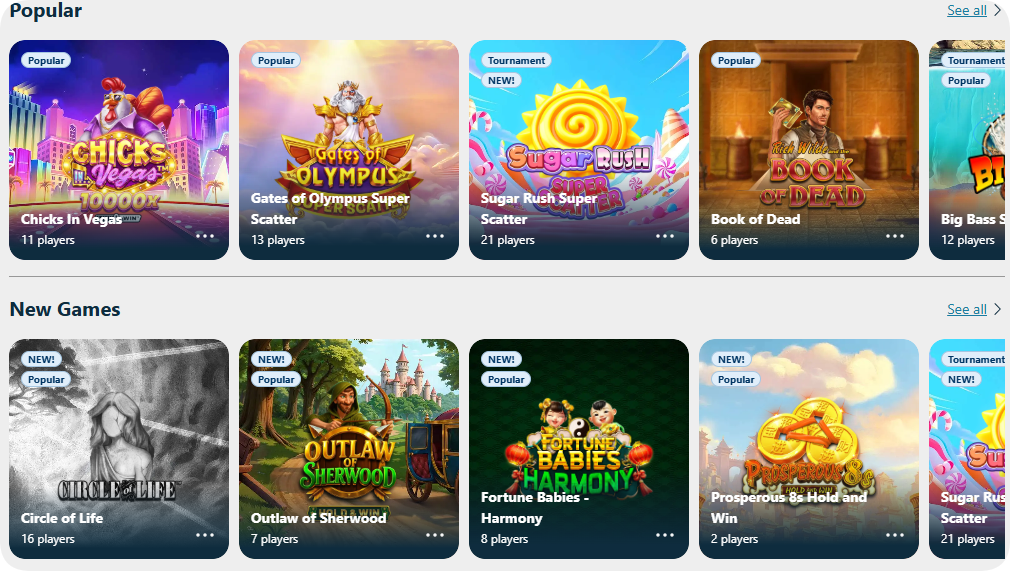 Boabet casino games